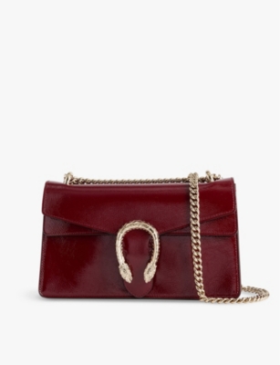 GUCCI Dionysus chain strap leather shoulder bag Selfridges