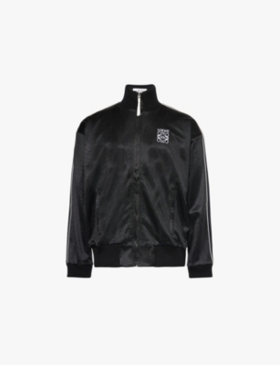 Loewe Tracksuit Jacket Contrast Piping In Black