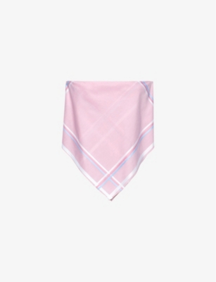 PRADA: Bandana graphic-print cotton top