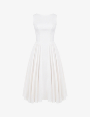 HOUSE OF CB: Cindy cut-out woven midi dress