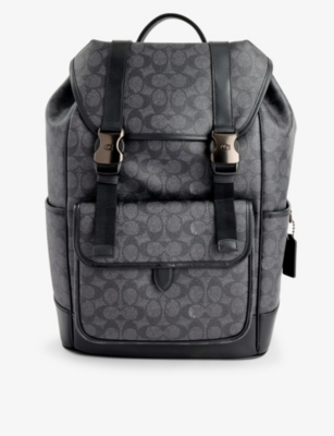COACH: League leather backpack