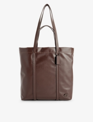 Coach Maple Hall Leather Tote Bag