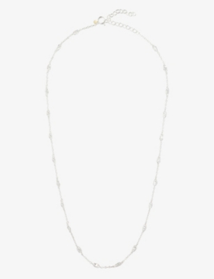 Shop Enamel Copenhagen Women's Silver Kia Textured-charm Sterling-silver Necklace