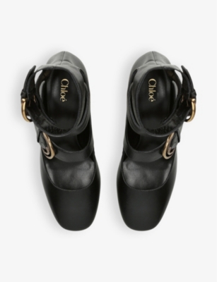 Chloé Alize Pumps In Black Leather In Black