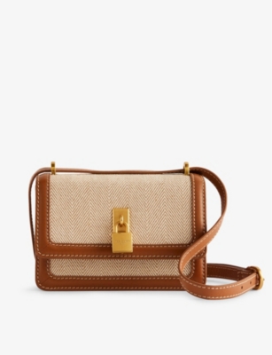 TED BAKER: Fitzrov Mini canvas shoulder bag