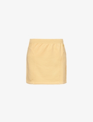 ROTATE SUNDAY: Slim organic cotton-jersey mini skirt