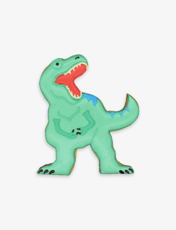 T-Rex hand-iced letterbox biscuit 20g