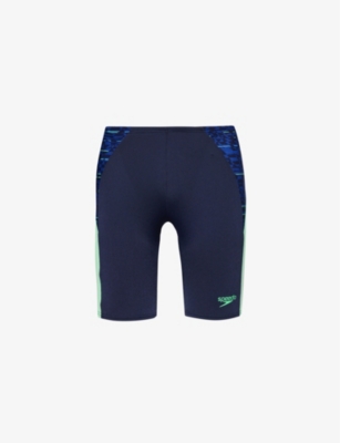 SPEEDO: Logo-print recycled-polyester-blend swim shorts