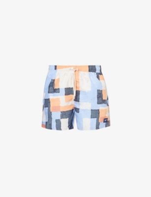 SPEEDO: Graphic-print relaxed-fit recycled-polyester swim shorts