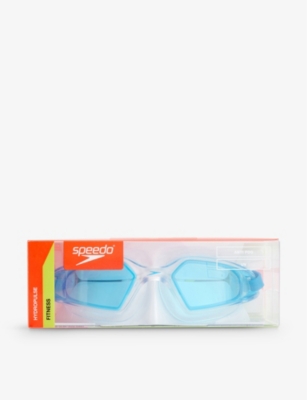 Speedo Hydropulse Silicone Swimming Goggles In Pool Blue / Clear / Blue