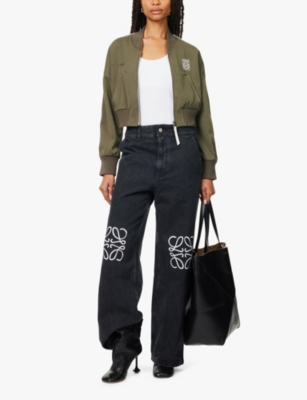 LOEWE: Loe P Anagram Baggy Jeans