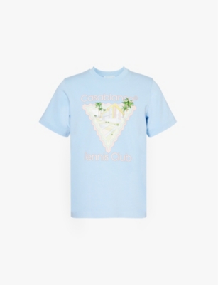 CASABLANCA: Maison De Reve brand-print organic-cotton jersey T-shirt