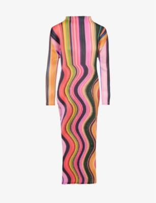PLEATS PLEASE ISSEY  No sleeve one piece  PP23-JH864 pink 4