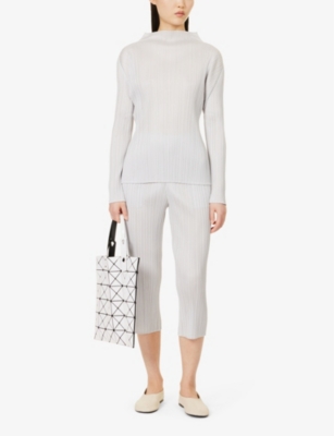 PLEATS PLEASE ISSEY MIYAKE: November pleated knitted top