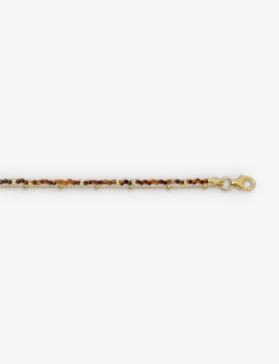 ASTLEY CLARKE: Biography tigers eye 18ct gold-vermeil bracelet