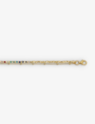 Astley Clarke Womens Yellow Gold Vermeil Biography Rainbow 18ct Gold-vermeil Bracelet In Yellow Gold Vermeil