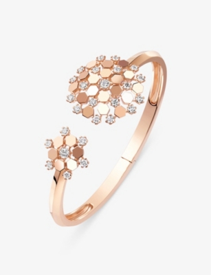 CHAUMET: Bee My Love 18ct rose-gold and 1.74ct brilliant-cut diamond bracelet