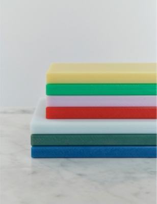 Hay Dark Blue Slice Plastic Chopping Board In Dark Blue