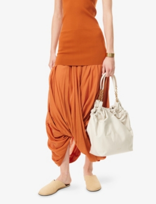 DEMELLIER: Miami leather shoulder bag