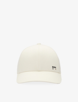BOSS: Logo-Trim Cotton-Twill Cap