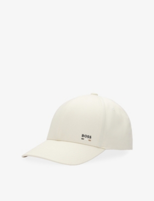 BOSS: Logo-Trim Cotton-Twill Cap