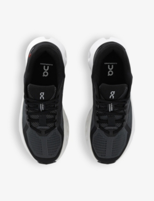 On-running Womens Eclipse Black F Cloudrunner 2 Mesh Low-top Trainers In Eclipse Black F