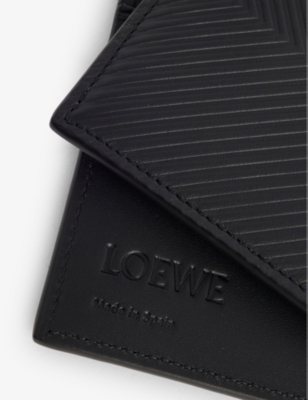 LOEWE: Billfold embossed leather wallet