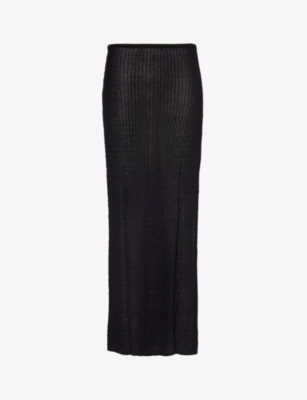 FLOOK THE LABEL: Olea rayon knitted maxi skirt