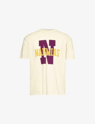 NAHMIAS: Teams logo-print cotton-jersey T-shirt