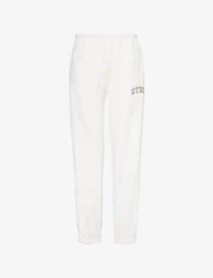 THE COUTURE CLUB: Relaxed-fit cotton-blend jogging bottoms