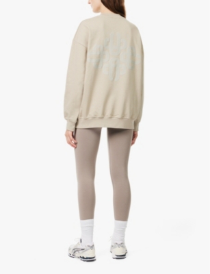 Logo-embroidered cotton-jersey sweatshirt