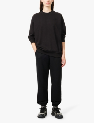 Logo-embroidered cotton-jersey sweatshirt