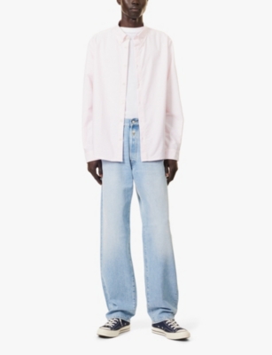 Replay Mens Super Light Blue M9zero1 Straight-leg Regular-fit Denim Jeans In Super Light Blue