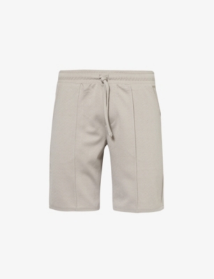 Shop Arne Men's Stone Textured Drawstring-waistband Stretch-woven Shorts