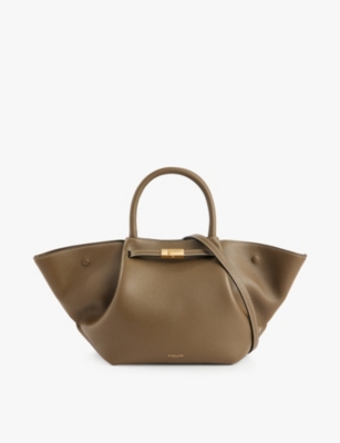 DEMELLIER: Midi New York leather tote bag