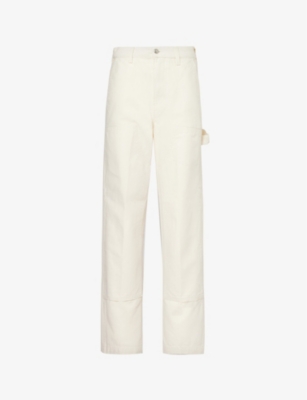 OBEY: Big Timer straight-leg mid-rise cotton trousers