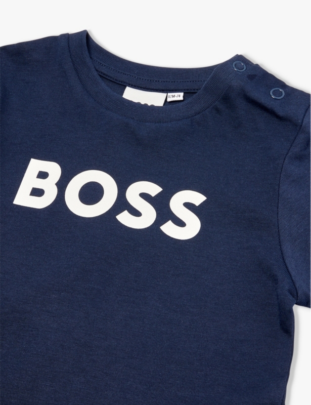 Logo text-print cotton-jersey T-shirt 6 months- 3 years