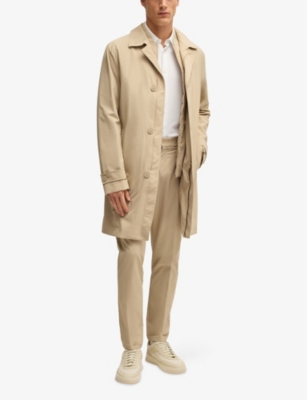 BOSS: Long-sleeved stretch-woven shirt