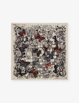 ZADIG&VOLTAIRE: Blondie 135 graphic-print silk scarf