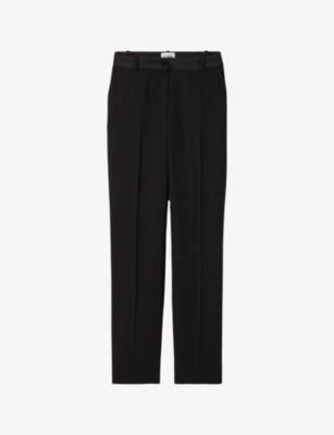 Claudie Pierlot Tailored Trousers In Noir / Gris