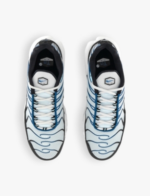 Air Max Plus brand-embroidered woven low-top trainers<BR/><BR/>