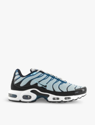 Air Max Plus brand-embroidered woven low-top trainers<BR/><BR/>