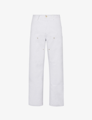 CARHARTT WIP: Straight-leg mid-rise organic-cotton trousers