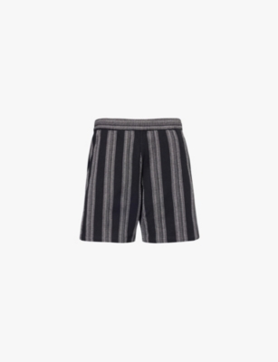 CARHARTT WIP: Dodson striped cotton shorts
