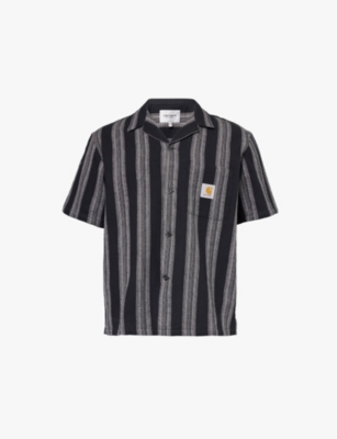 CARHARTT WIP: Dodson striped cotton shirt