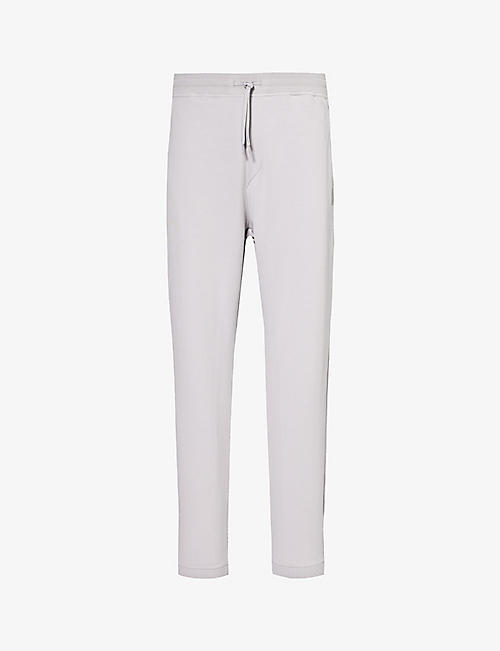 CP COMPANY: Brand-patch cotton-jersey jogging bottoms