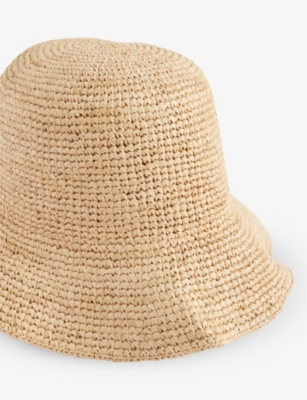 Shop Boutique Bonita Women's Raffia Wide-brim Raffia Bucket Hat