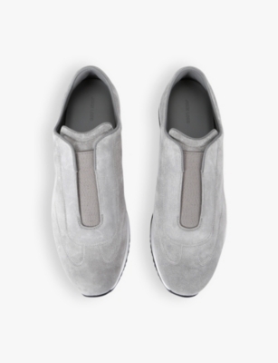 JOHN LOBB: Lift suede low-top trainers