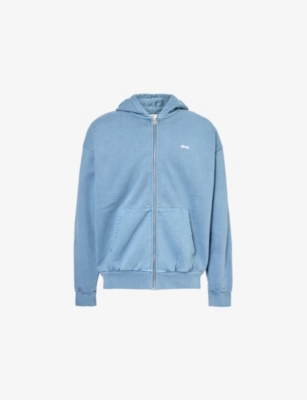 OBEY: Embroidered cotton-jersey hoody