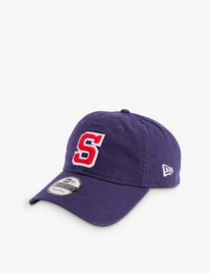 NEW ERA: 9TWENTY Varsity S logo-embroidered cotton baseball cap